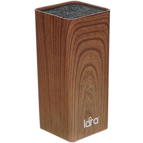 Купить Подставка для ножей Lara LR05-102 коричневый  1388276. Характеристики, отзывы и цены в Донецке