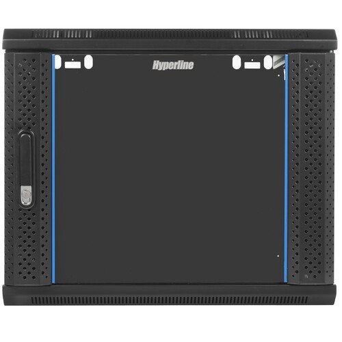 Купить Шкаф коммутационный Hyperline [TWB-0945-GP-RAL9004]  4710642. Характеристики, отзывы и цены в Донецке