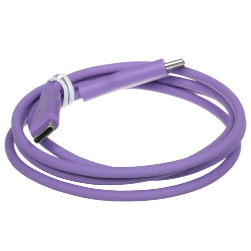 Купить Кабель круглый Verizo USB Type-C - USB Type-C фиолетовый 1 м  5497266. Характеристики, отзывы и цены в Донецке