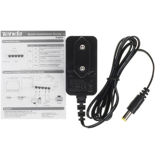 Купить Коммутатор Tenda TEF1005D  9938018. Характеристики, отзывы и цены в Донецке
