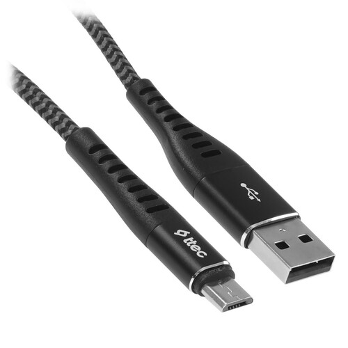 Купить Кабель круглый TTEC micro USB - USB 2.0 Type-A черный 1.5 м  9140764. Характеристики, отзывы и цены в Донецке