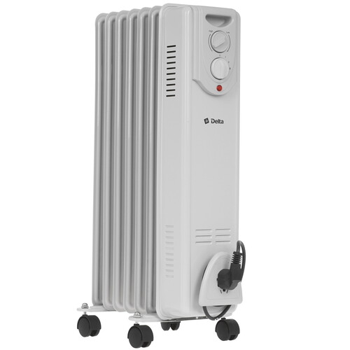 Купить Масляный обогреватель Delta D05-7 белый  9235438. Характеристики, отзывы и цены в Донецке