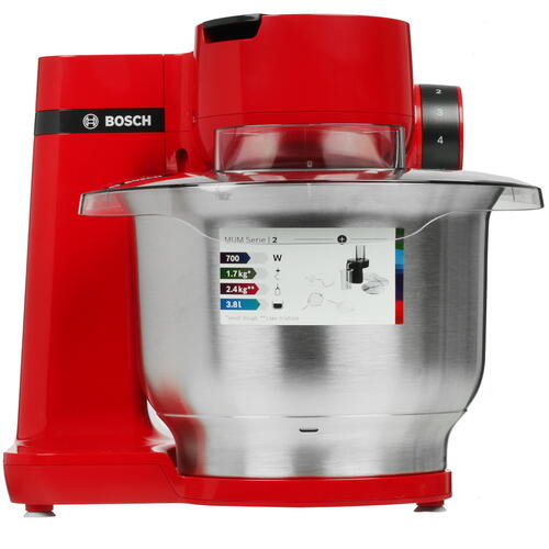 Купить Кухонная машина Bosch Serie 2 MUMS2ER01 красный  5075343. Характеристики, отзывы и цены в Донецке