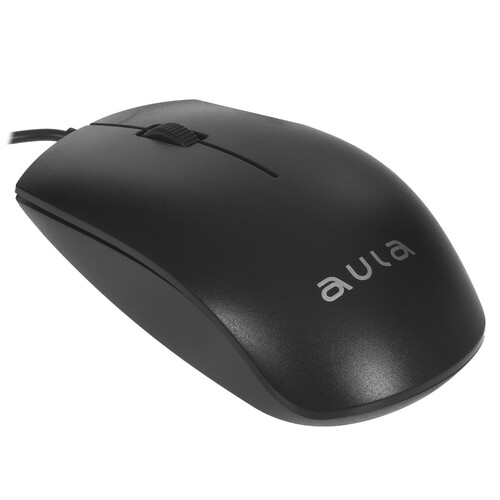Купить Мышь проводная AULA AM100 [80002916] черный  9045125. Характеристики, отзывы и цены в Донецке