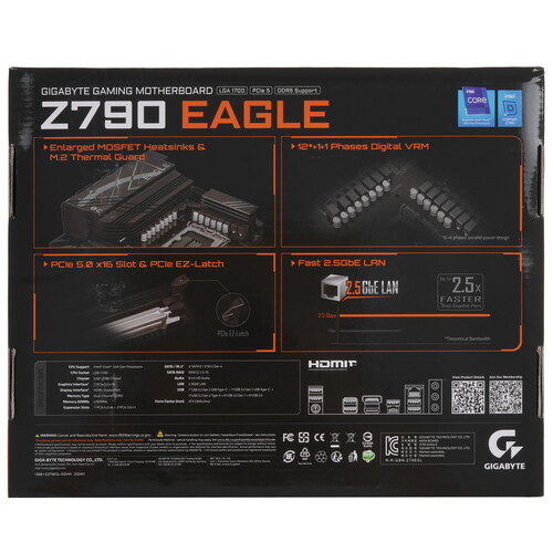 Купить Материнская плата GIGABYTE Z790 EAGLE  5608105. Характеристики, отзывы и цены в Донецке