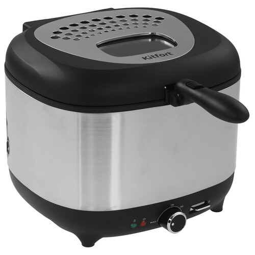 Купить Фритюрница Kitfort КТ-6838 серый  9287531. Характеристики, отзывы и цены в Донецке