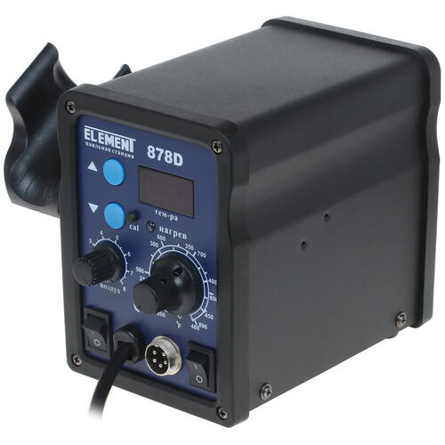 Купить Паяльная станция ELEMENT 878D  8105948. Характеристики, отзывы и цены в Донецке
