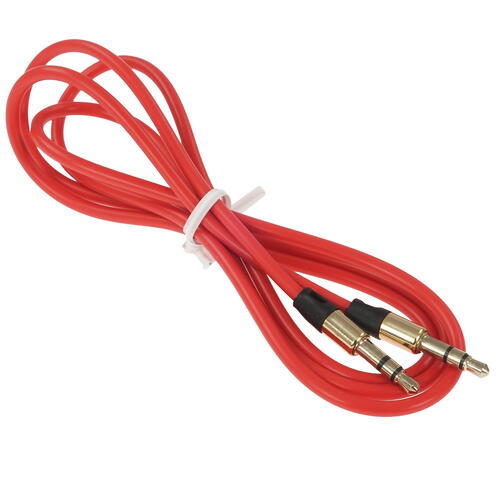 Купить Кабель   Cablexpert 3.5 mm jack - 3.5 mm jack красный  5452296. Характеристики, отзывы и цены в Донецке