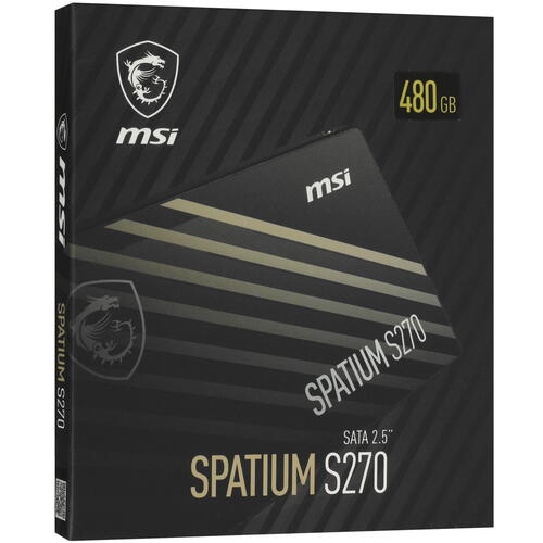 Купить 480 ГБ 2.5" SATA накопитель MSI SPATIUM S270  5405637. Характеристики, отзывы и цены в Донецке