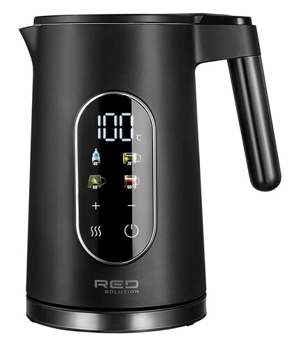 Купить Электрочайник RED SOLUTION COLORSENSE AM108D черный  9222166. Характеристики, отзывы и цены в Донецке