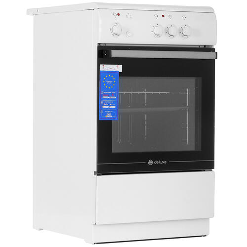 Купить Электрическая плита De Luxe 506003.03эс-030 белый  4817518. Характеристики, отзывы и цены в Донецке