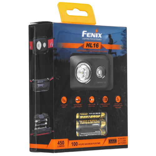 Купить Фонарь Fenix HL16bk  5435155. Характеристики, отзывы и цены в Донецке