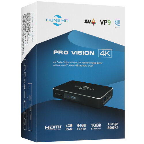 Купить Медиаплеер Dune HD Pro Vision 4K  5600206. Характеристики, отзывы и цены в Донецке