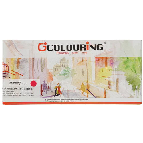 Купить Картридж лазерный Colouring CG-CE323A пурпурный  1377668. Характеристики, отзывы и цены в Донецке