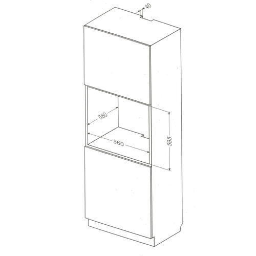 Купить Электрический духовой шкаф Hansa BOEI68403 черный  1278521. Характеристики, отзывы и цены в Донецке