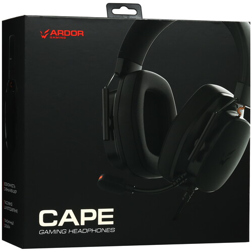 Купить Проводные наушники ARDOR GAMING Cape черный 2024  9082031. Характеристики, отзывы и цены в Донецке