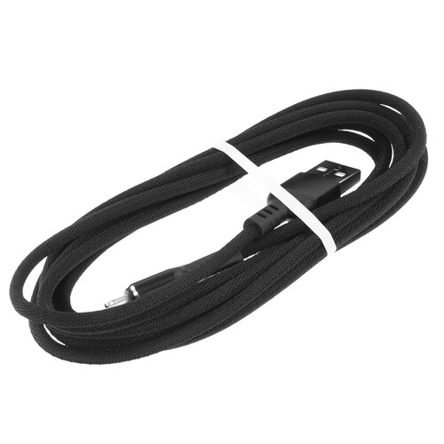 Купить Кабель круглый Perfeo Lightning 8-pin - USB 2.0 Type-A черный 2 м  9173114. Характеристики, отзывы и цены в Донецке