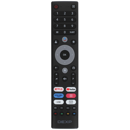 Купить 55" (139 см) Телевизор DEXP 55OCG черный  9078006. Характеристики, отзывы и цены в Донецке