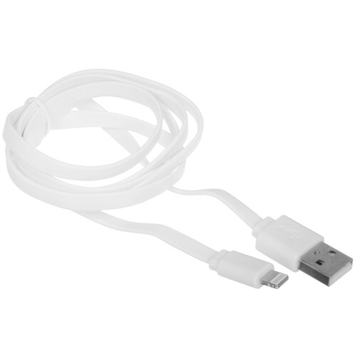 Купить Кабель плоский Aceline Lightning 8-pin - USB 2.0 Type-A белый 1 м  9086518. Характеристики, отзывы и цены в Донецке