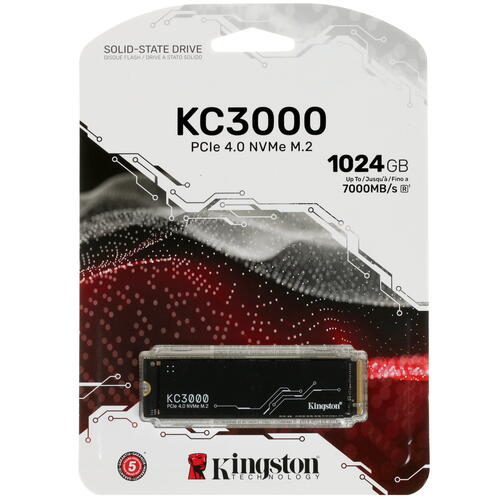 Купить 1024 ГБ M.2 NVMe накопитель Kingston KC3000 [SKC3000S/1024G]  5055506. Характеристики, отзывы и цены в Донецке