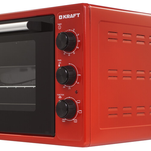 Купить Мини-печь Kraft KN-MO 3904 FRKR красный  9265947. Характеристики, отзывы и цены в Донецке