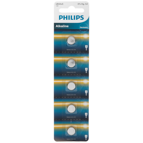 Купить Батарейка Philips LR44 (AG13/G13/LR1154/357A/A76)  9265575. Характеристики, отзывы и цены в Донецке