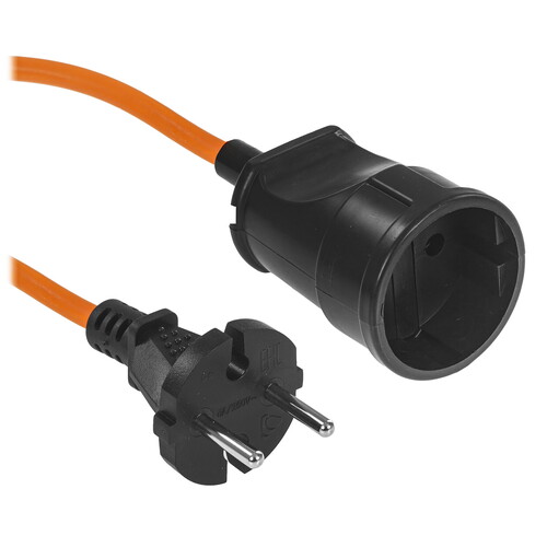 Купить Удлинитель силовой GLANZEN ER-20-001 оранжевый  9158005. Характеристики, отзывы и цены в Донецке