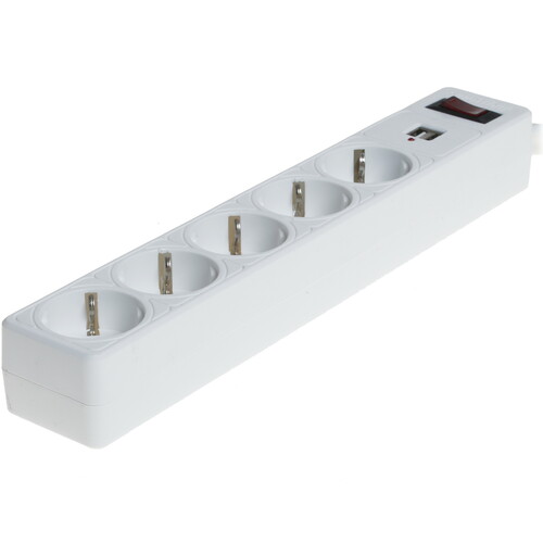 Купить Сетевой фильтр Smartbuy SBSP-18U-W белый  1300681. Характеристики, отзывы и цены в Донецке