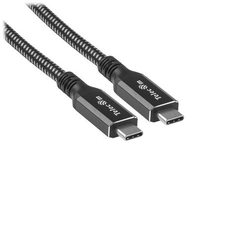 Купить Кабель круглый Telecom USB Type-C - USB Type-C черный 2 м  5471701. Характеристики, отзывы и цены в Донецке