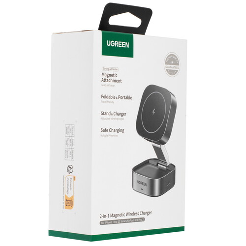 Купить Беспроводное зарядное устройство Ugreen W526 серый  9179143. Характеристики, отзывы и цены в Донецке