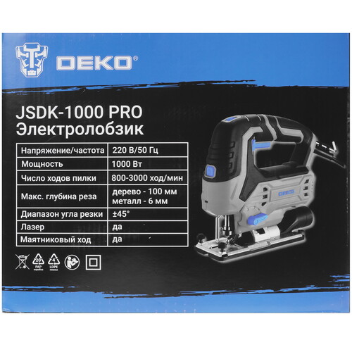 Купить Электрический лобзик DEKO JSDK-1000 PRO  5601874. Характеристики, отзывы и цены в Донецке