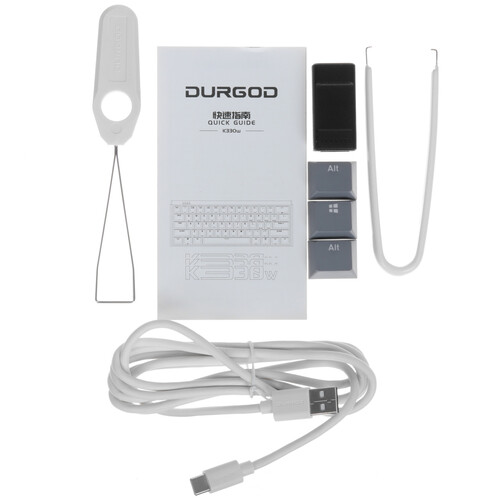 Купить Клавиатура  проводная + беспроводная Durgod K330w Plus Ice Cream  5449874. Характеристики, отзывы и цены в Донецке
