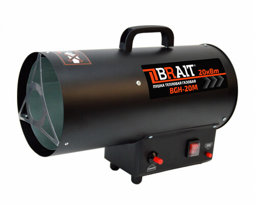 Купить Тепловая пушка газовая BRAIT BGH-20M  9230129. Характеристики, отзывы и цены в Донецке
