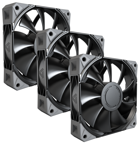 Купить Комплект вентиляторов Montech E28 PWM [E28 PWM (B) 3in1] черный  5633125. Характеристики, отзывы и цены в Донецке