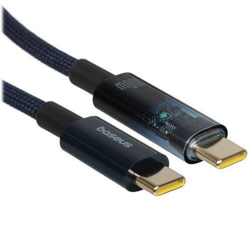 Купить Кабель круглый Baseus USB Type-C - USB Type-C синий 2 м  5627776. Характеристики, отзывы и цены в Донецке