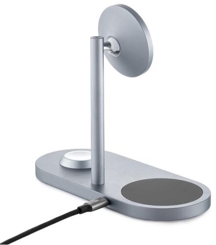 Купить Беспроводное зарядное устройство uBear Stage Pro 3-in-1 Galaxy Watch Edition серый  5466098. Характеристики, отзывы и цены в Донецке