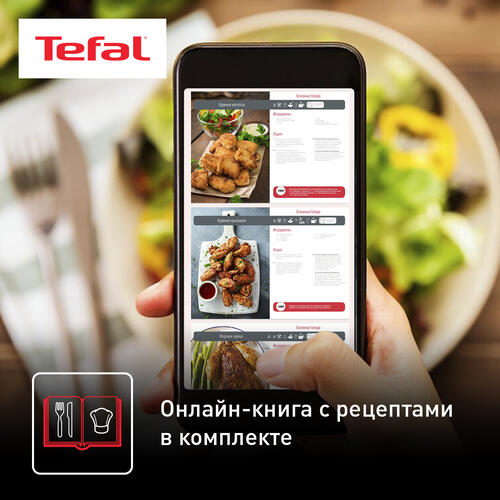 Купить Аэрогриль Tefal Easy Fry Max EY245B10 черный  9071069. Характеристики, отзывы и цены в Донецке