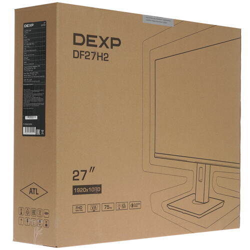 Купить 27" Монитор DEXP DF27H2 черный  5083149. Характеристики, отзывы и цены в Донецке