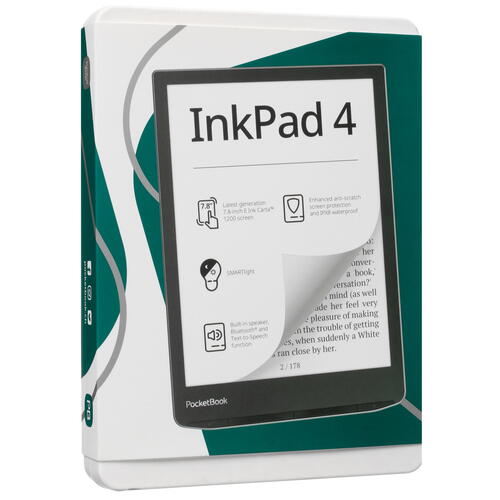 Купить 7.8" Электронная книга PocketBook InkPad 4 черный  5430450. Характеристики, отзывы и цены в Донецке