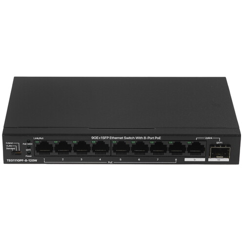 Купить Коммутатор Tenda TEG1110PF-8-120W  9236068. Характеристики, отзывы и цены в Донецке