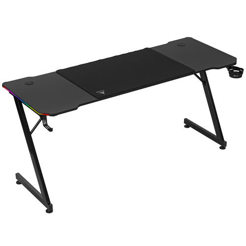 Купить Стол компьютерный ZONE 51 TRINE 160 RGB черный  9071076. Характеристики, отзывы и цены в Донецке