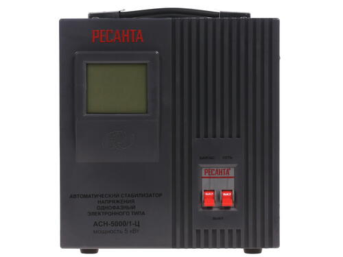 Купить Стабилизатор напряжения Ресанта АСН-5000/1-Ц  1026000. Характеристики, отзывы и цены в Донецке
