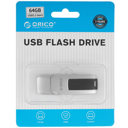 Купить Память USB Flash 64 ГБ Orico U3S-C  5468220. Характеристики, отзывы и цены в Донецке