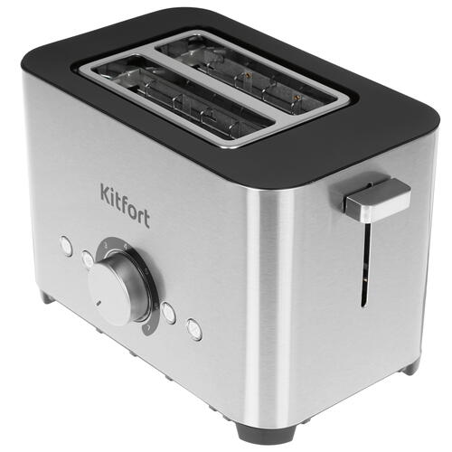 Купить Тостер Kitfort КТ-6211 серебристый  9061629. Характеристики, отзывы и цены в Донецке