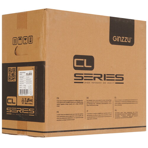 Купить Корпус GiNZZU CL510  черный  9230080. Характеристики, отзывы и цены в Донецке
