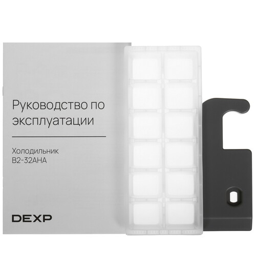 Купить Холодильник с морозильником   DEXP B2-32AHA серебристый  9089397. Характеристики, отзывы и цены в Донецке