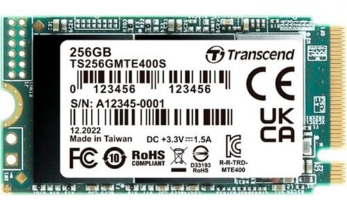 Купить 256 ГБ M.2 NVMe накопитель Transcend MTE400S [TS256GMTE400S]  5453630. Характеристики, отзывы и цены в Донецке