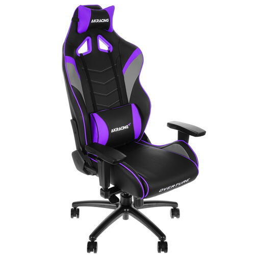 Купить Кресло игровое AKRacing OVERTURE фиолетовый  1175420. Характеристики, отзывы и цены в Донецке