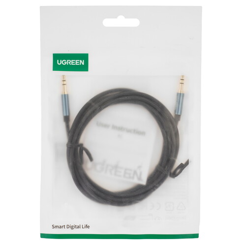 Купить Кабель   Ugreen jack 3.5 мм - jack 3.5 мм синий  9212985. Характеристики, отзывы и цены в Донецке