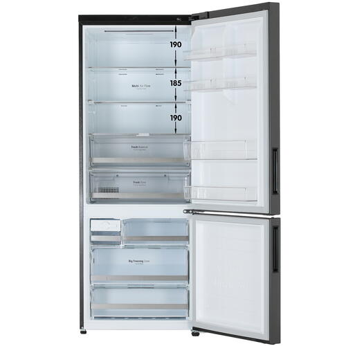 Купить Холодильник с морозильником  LG GC-B569PBCM черный  5406987. Характеристики, отзывы и цены в Донецке